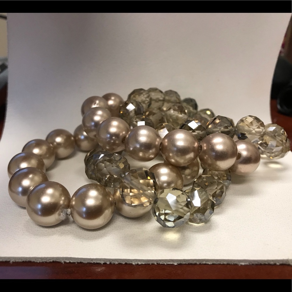 Set of 4 beaded bracelets....